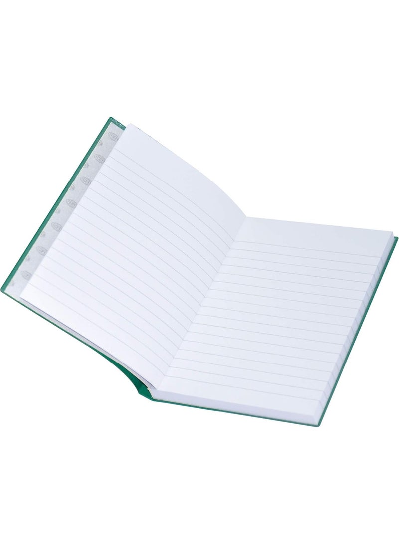FIS PVC Cover Note Book, 96 sheets, 192 pages, A6 Size, Single Line, Green Colour 5-Piece - FSNBA62QPVCGR - Image 3